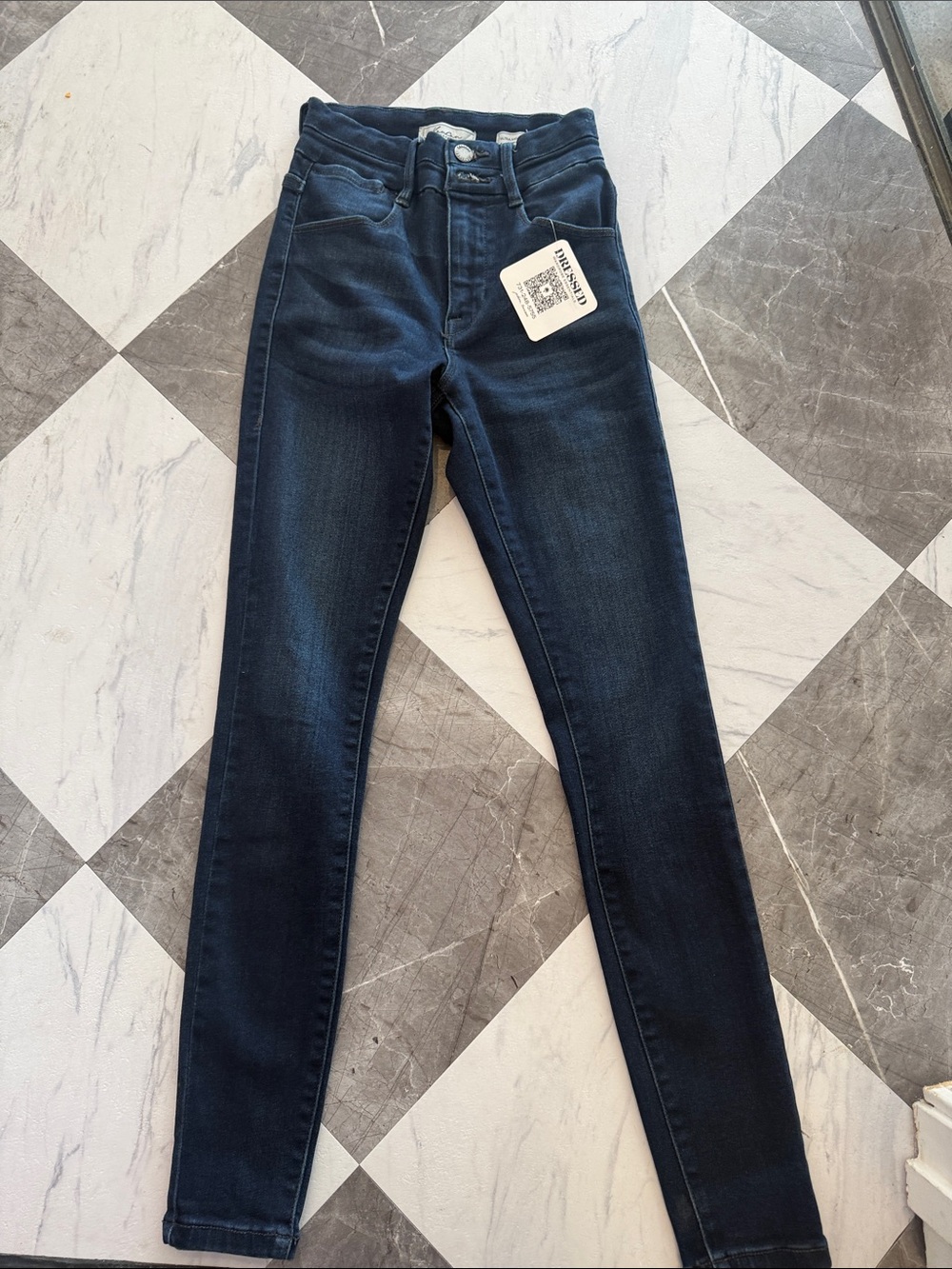 KanCan Dark Indigo High-Rise Skinny Jeans